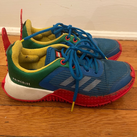 adidas gazelle silver green womens Yellow Lego Athletic Shoes (US 5K)